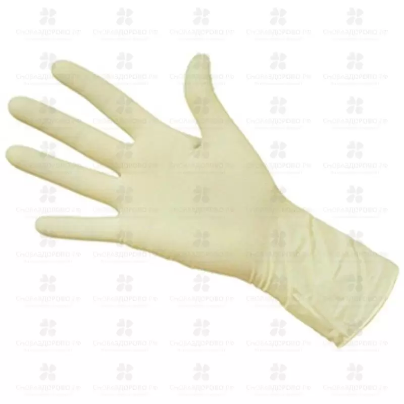 Перчатки Бинови Нитрил не стерильные неопудренные текстурированные на пальцах размер М (белые) ✅ 04788/06606 | Сноваздорово.рф