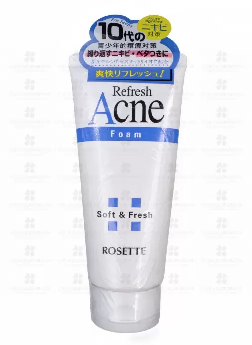 Розетт "Ache Foam" Пенка для умывания для проблемной подростковой кожи с серой 130г ✅ 32916/51220 | Сноваздорово.рф