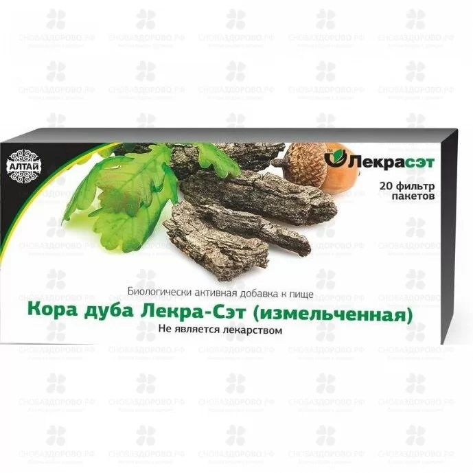 Дуб кора ф/п 1,5г №20 (БАД) ✅ 29816/06810 | Сноваздорово.рф