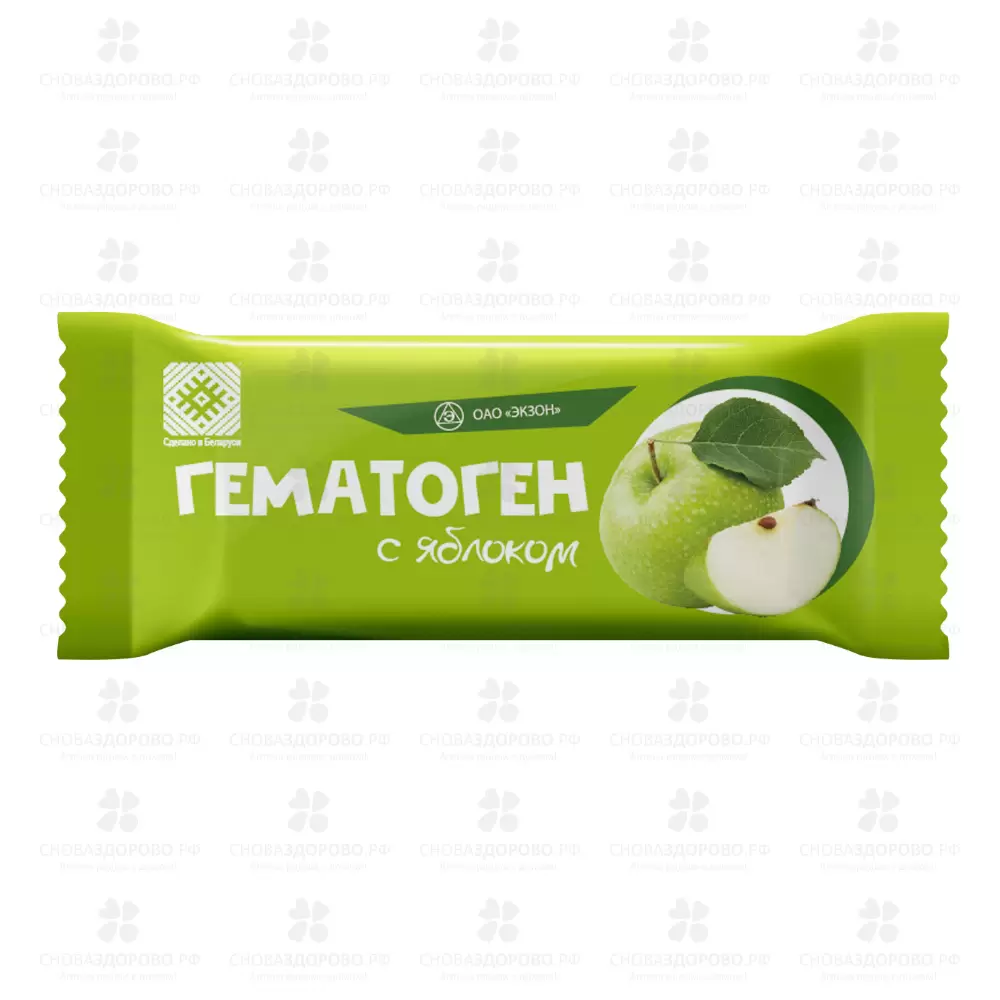 Гематоген с яблоком 40г (БАД) ✅ 36709/08679 | Сноваздорово.рф