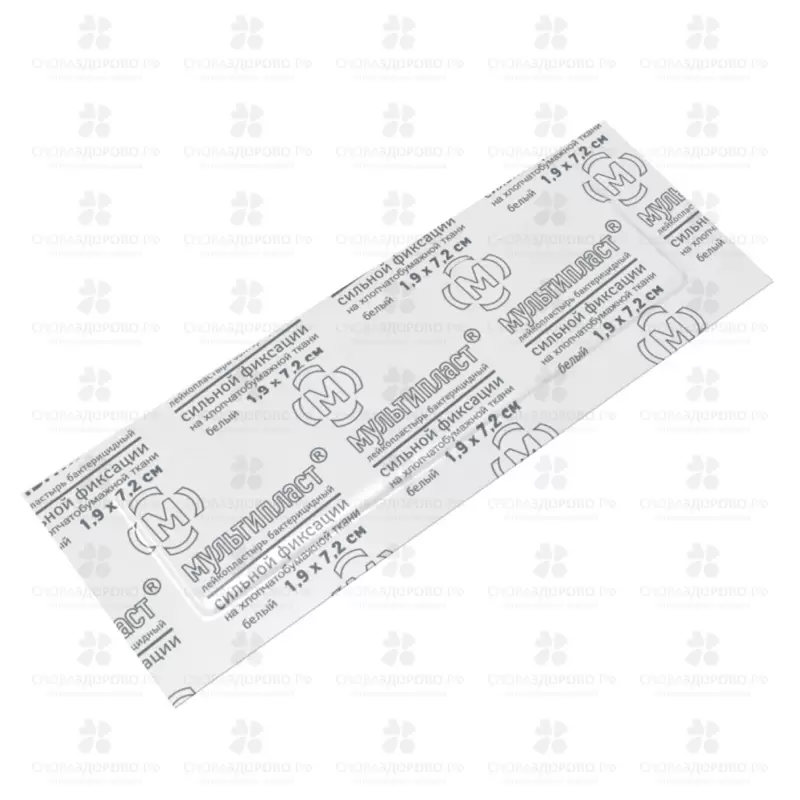 Лейкопластырь Мультипласт бактерицидный 1,9х7,2см сильная фиксация ✅ 21545/06085 | Сноваздорово.рф