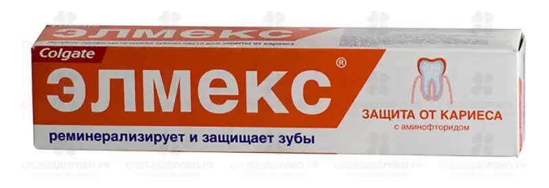 Колгейт Элмекс зубная паста Защита от кариеса 75мл ✅ 10005/06468 | Сноваздорово.рф