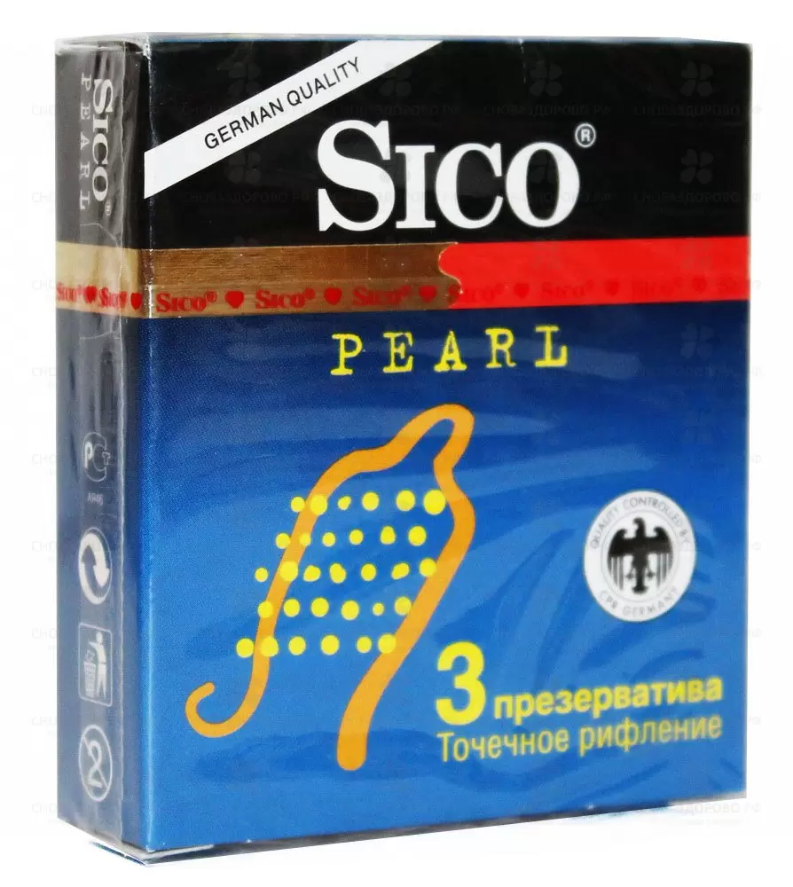 Презервативы Сико №3 pearl (точечное рифление) ✅ 06061/06492 | Сноваздорово.рф