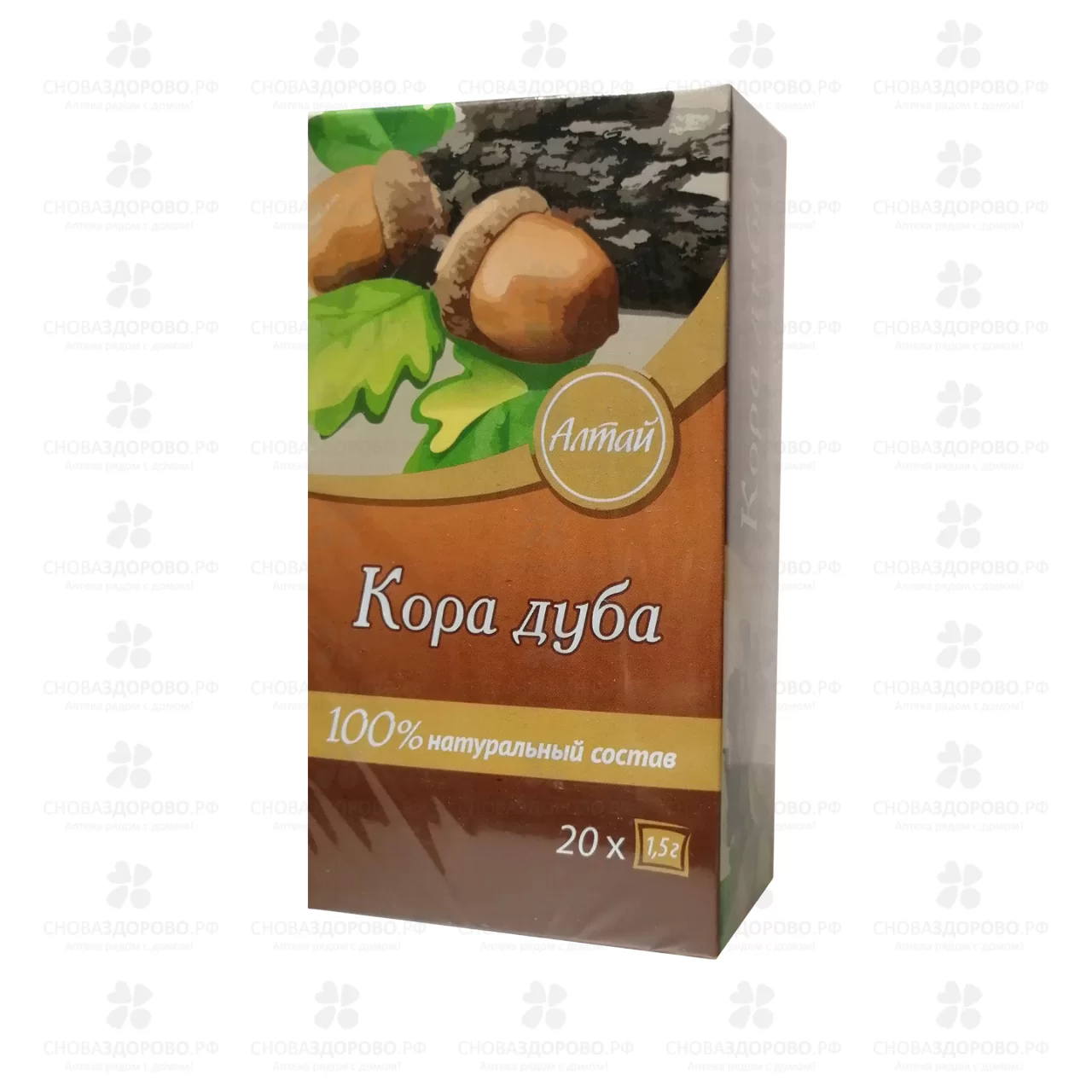 Дуб кора фильтр-пакеты 1,5г №20 (чайный напиток) ✅ 12671/06206 | Сноваздорово.рф
