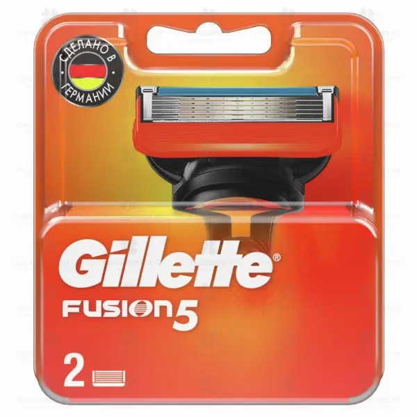 Gillette Кассеты сменные д/бритья FUSION №2 ✅ 36260/06270 | Сноваздорово.рф