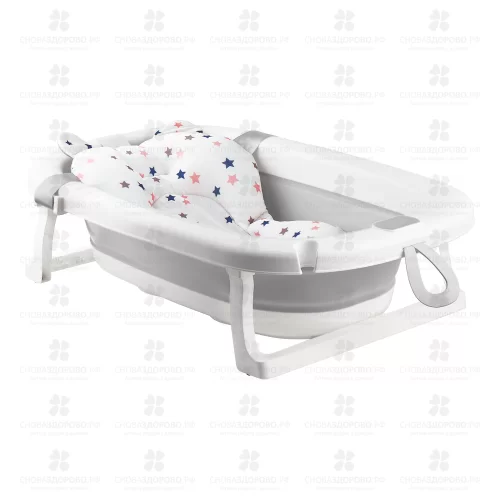 ЛАББИ Ванночка складная для купания с матрасом (34037) ✅ 42521/06279 | Сноваздорово.рф