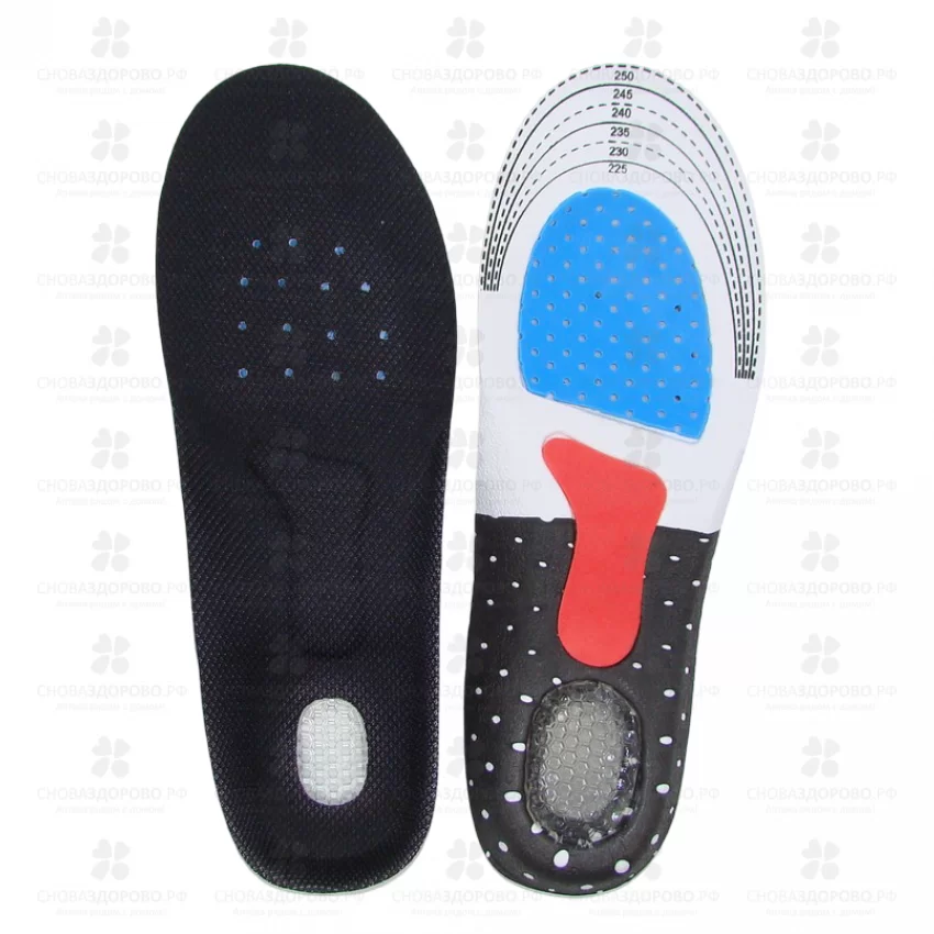 ОРТО Стельки спортивные с амортизирующей пяткой (женские) СО1 размер универсальный  ✅ 06766/06449 | Сноваздорово.рф
