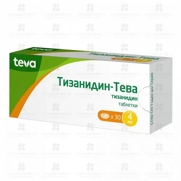 Тизанидин-Тева таблетки 4мг №30 ✅ 36802/06194 | Сноваздорово.рф