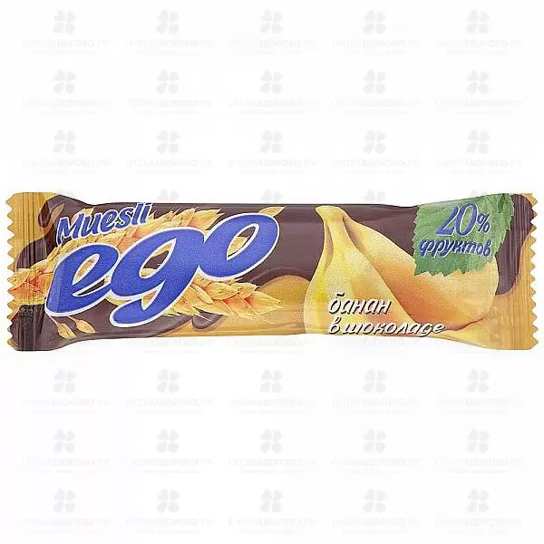 Батончик мюсли ЭГО Банан в шоколаде 25г ✅ 16471/06990 | Сноваздорово.рф