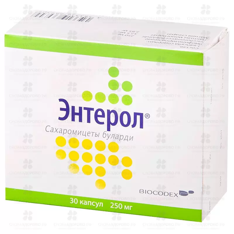 Энтерол капсулы 250 мг №30 ✅ 18054/06719 | Сноваздорово.рф