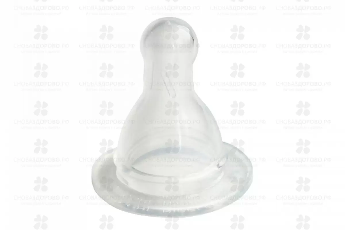 ЛАББИ Соска силиконовая молочная "Для густых жидкостей" для узк. горлышка 2шт. от 6мес. (4664) ✅ 13390/07011 | Сноваздорово.рф