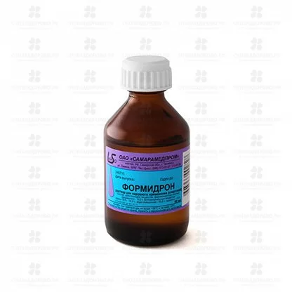 Формидрон раствор для наружного применения спиртовой 50мл флакон ✅ 01125/06271 | Сноваздорово.рф