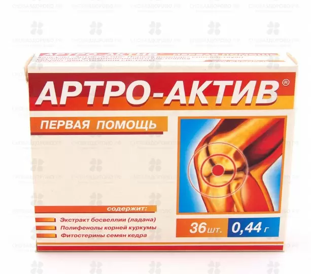 Артро-актив первая помощь капсулы №36 (БАД) ✅ 16029/06104 | Сноваздорово.рф