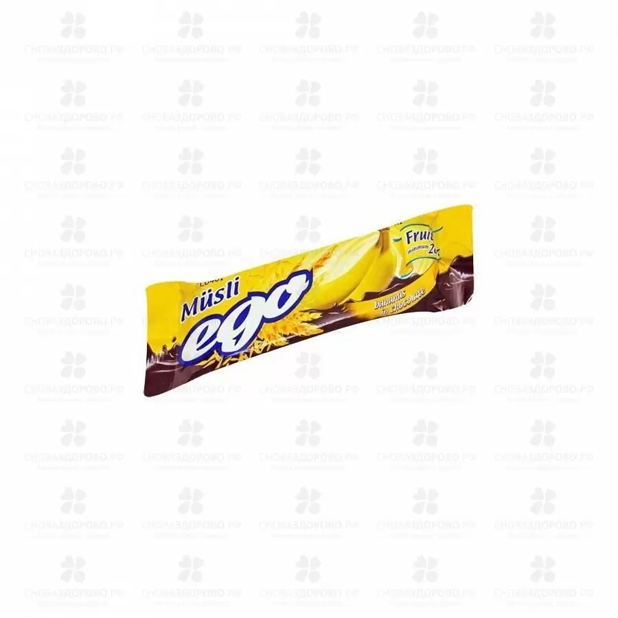 Батончик мюсли ЭГО Банан в шоколаде 25г ✅ 16471/06990 | Сноваздорово.рф