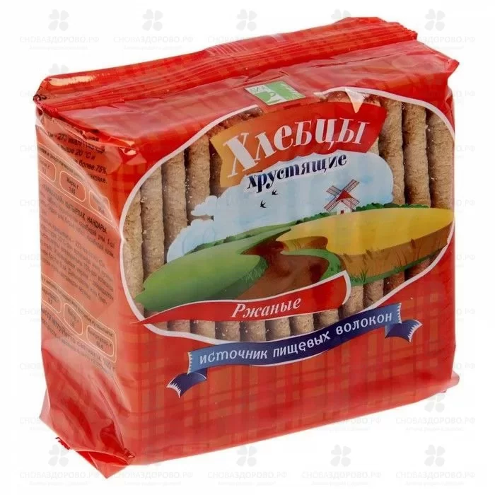 Хлебцы хрустящие Диадар 100г ржаные ✅ 31392/06443 | Сноваздорово.рф