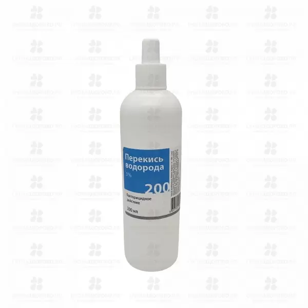 Перекись водорода Антисептик растворя для наружного применения 3% 200мл (дезинфицирующее средство) ✅ 38431/06181 | Сноваздорово.рф