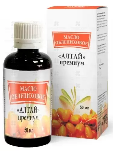 Облепиховое масло Алтай Премиум 50мл (БАД) ✅ 27855/06416 | Сноваздорово.рф