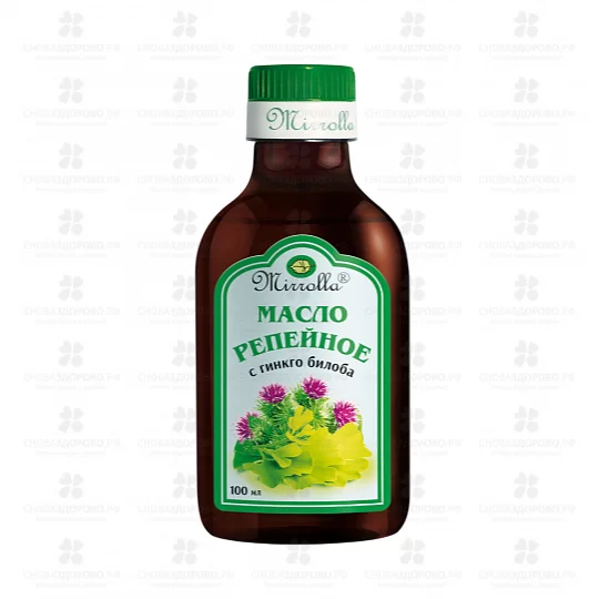 Масло репейное с гинкго билоба 100мл.фл. ✅ 09400/06148 | Сноваздорово.рф