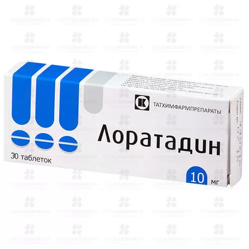 Лоратадин таблетки 10 мг №30 ✅ 20390/06192 | Сноваздорово.рф
