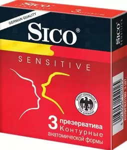 Презервативы Сико №3 sensitive (контурные) ✅ 06062/06492 | Сноваздорово.рф