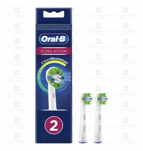 Орал-би насадки для электрических зубных щеток FlossAction ЕВ25RB 2шт ✅ 35309/06270 | Сноваздорово.рф