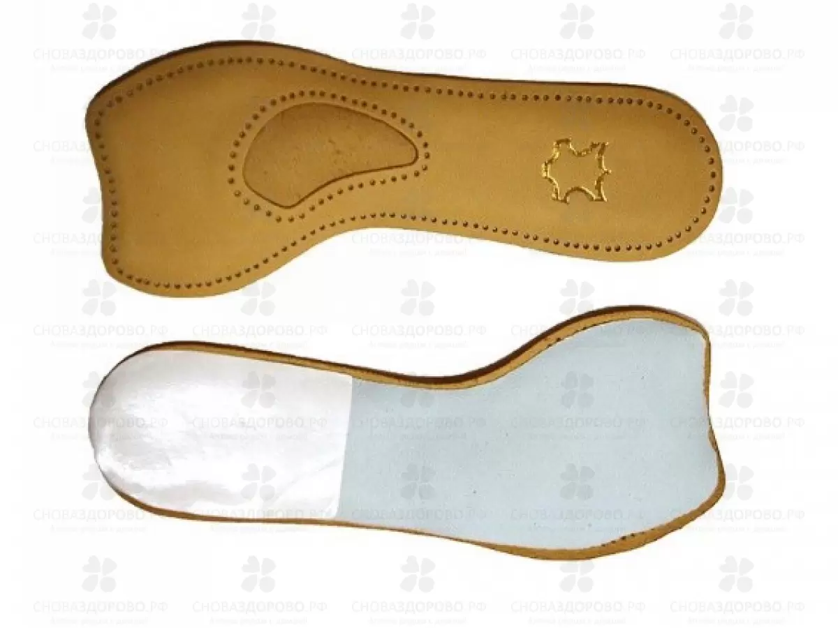 ОРТО Полустельки кожаные для женской обуви СТК7с размер универсальный  (бежевые) ✅ 15043/06449 | Сноваздорово.рф