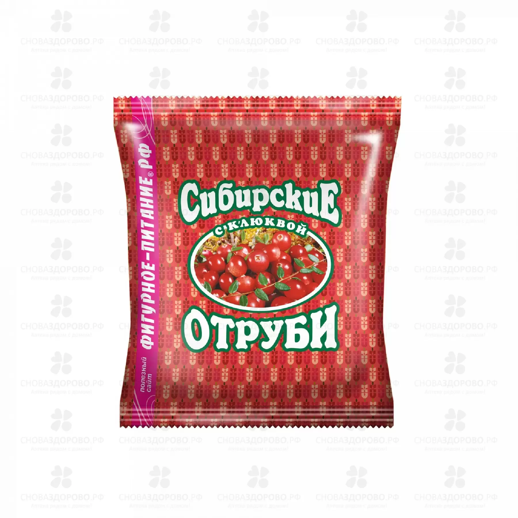 Отруби Сибирские диетические (с клюквой) 200г ✅ 23671/06970 | Сноваздорово.рф