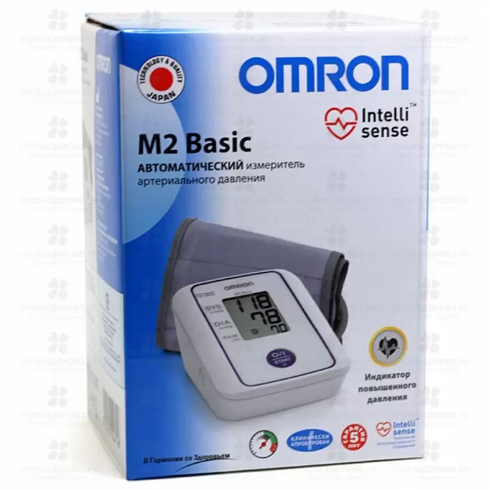 Тонометр OMRON M2 Basic автомат 7116-RU ✅ 18178/06353 | Сноваздорово.рф