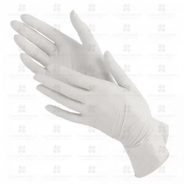 Перчатки Инекта нитриловые смотровые нестерильные неопудренные текстурированные размер S (белые) ✅ 12977/07281 | Сноваздорово.рф