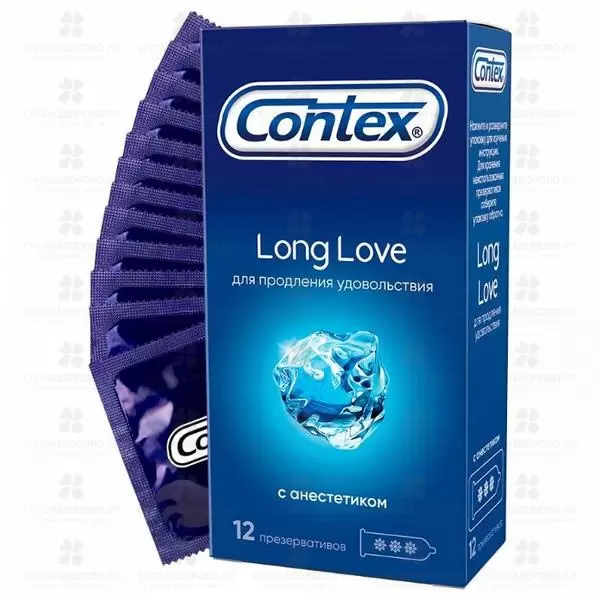 Презервативы Контекс Long Love №12 продлевающие ✅ 31676/06175 | Сноваздорово.рф