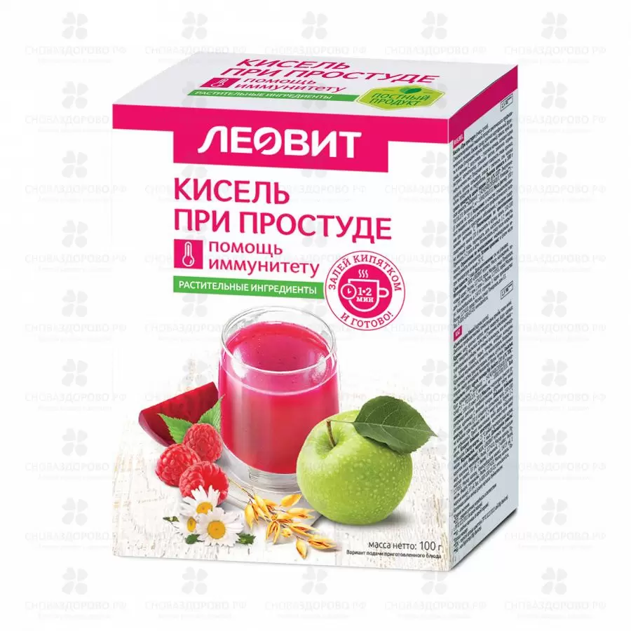 Кисель ЛЕОВИТ При простуде 20г №5 ✅ 04924/06352 | Сноваздорово.рф