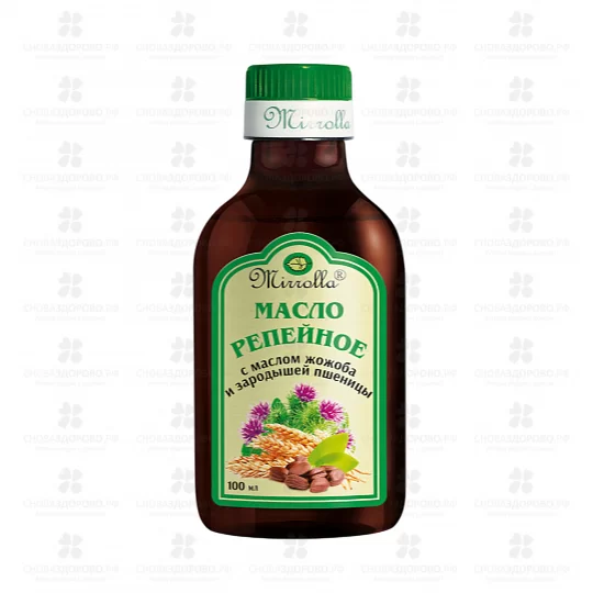 Масло репейное с маслом жожоба/зародышей пшеницы 100мл флакон ✅ 10364/06148 | Сноваздорово.рф