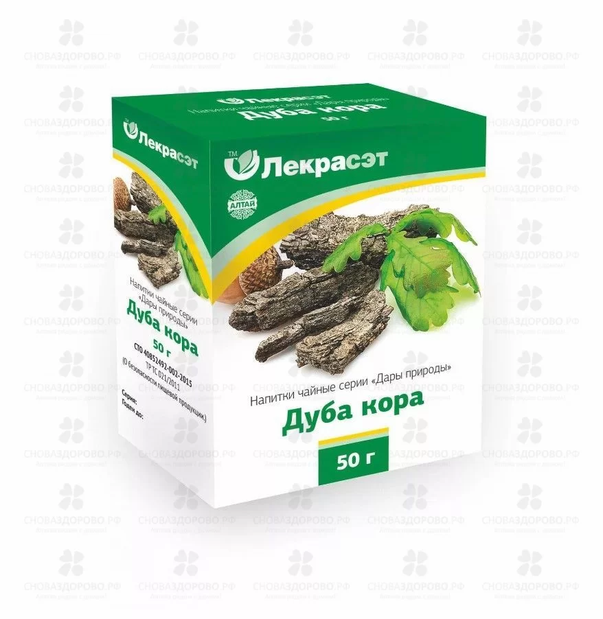 Дуб кора 50г (чайный напиток) ✅ 05409/06810 | Сноваздорово.рф