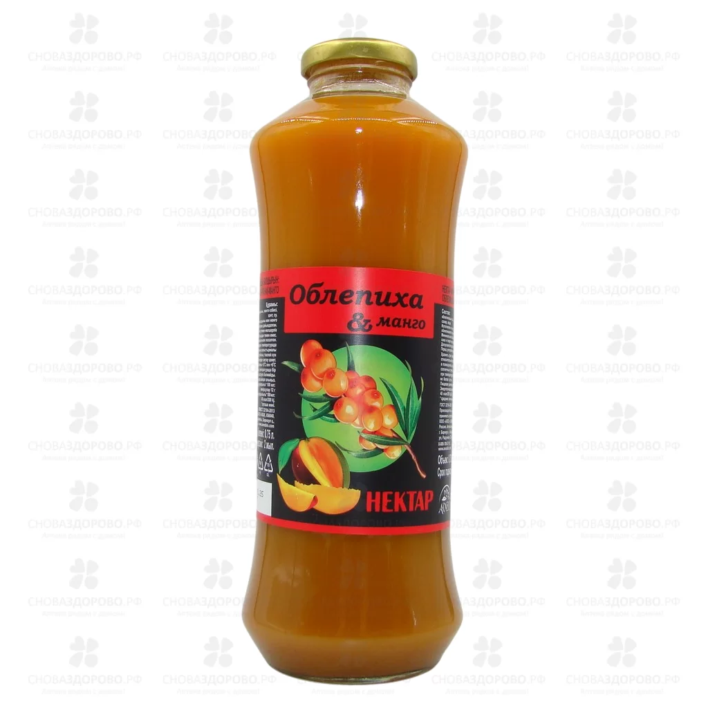 Нектар Облепихово-манговый 750мл  ✅ 14986/06698 | Сноваздорово.рф