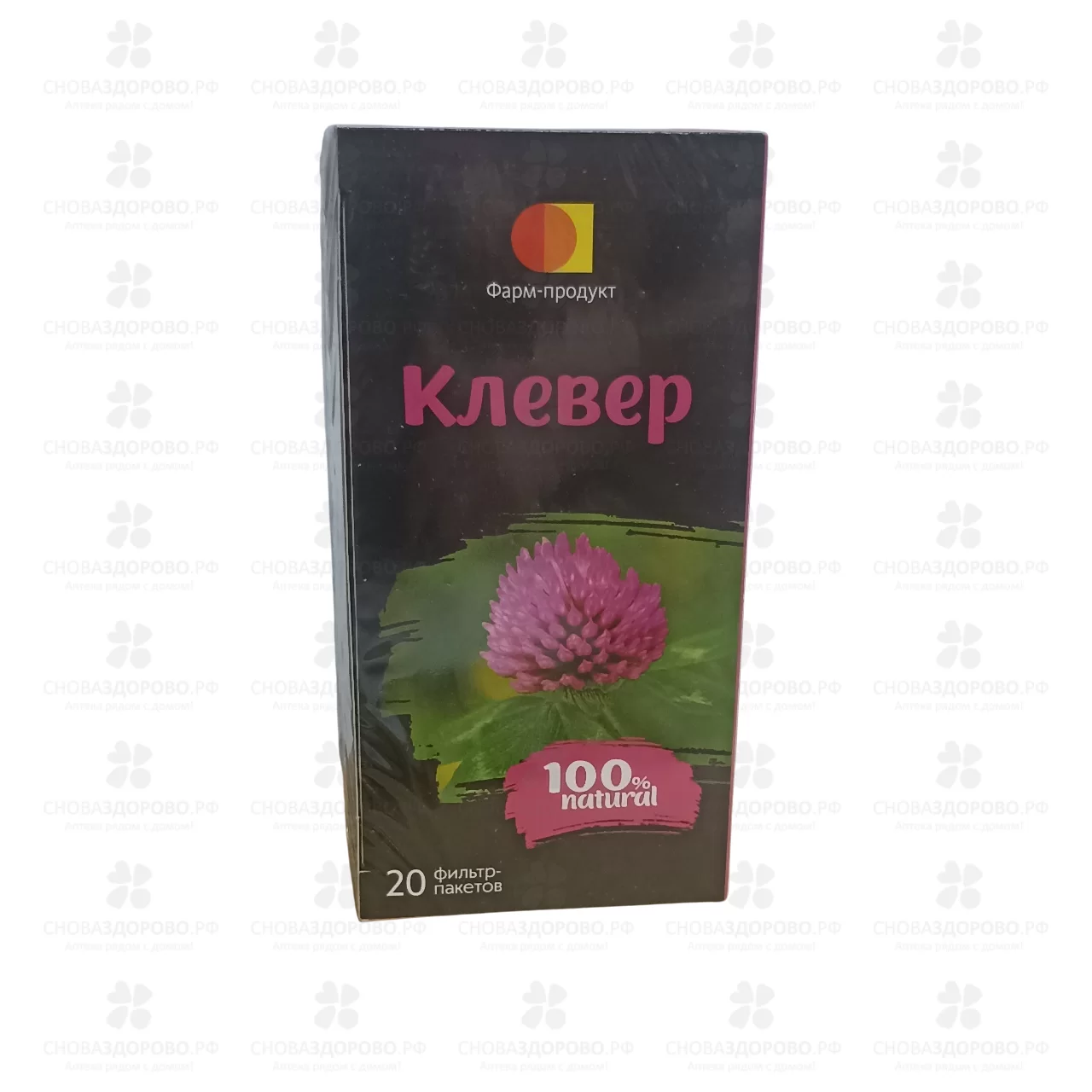 Клевер трава ф/п 1,5г №20 фиточай (БАД) ✅ 29817/06910 | Сноваздорово.рф