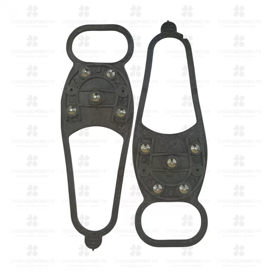 Антигололед "Подкова" 5 шипов круглые шипы р.35-50 арт. ANPZ47 ✅ 33990/06449 | Сноваздорово.рф