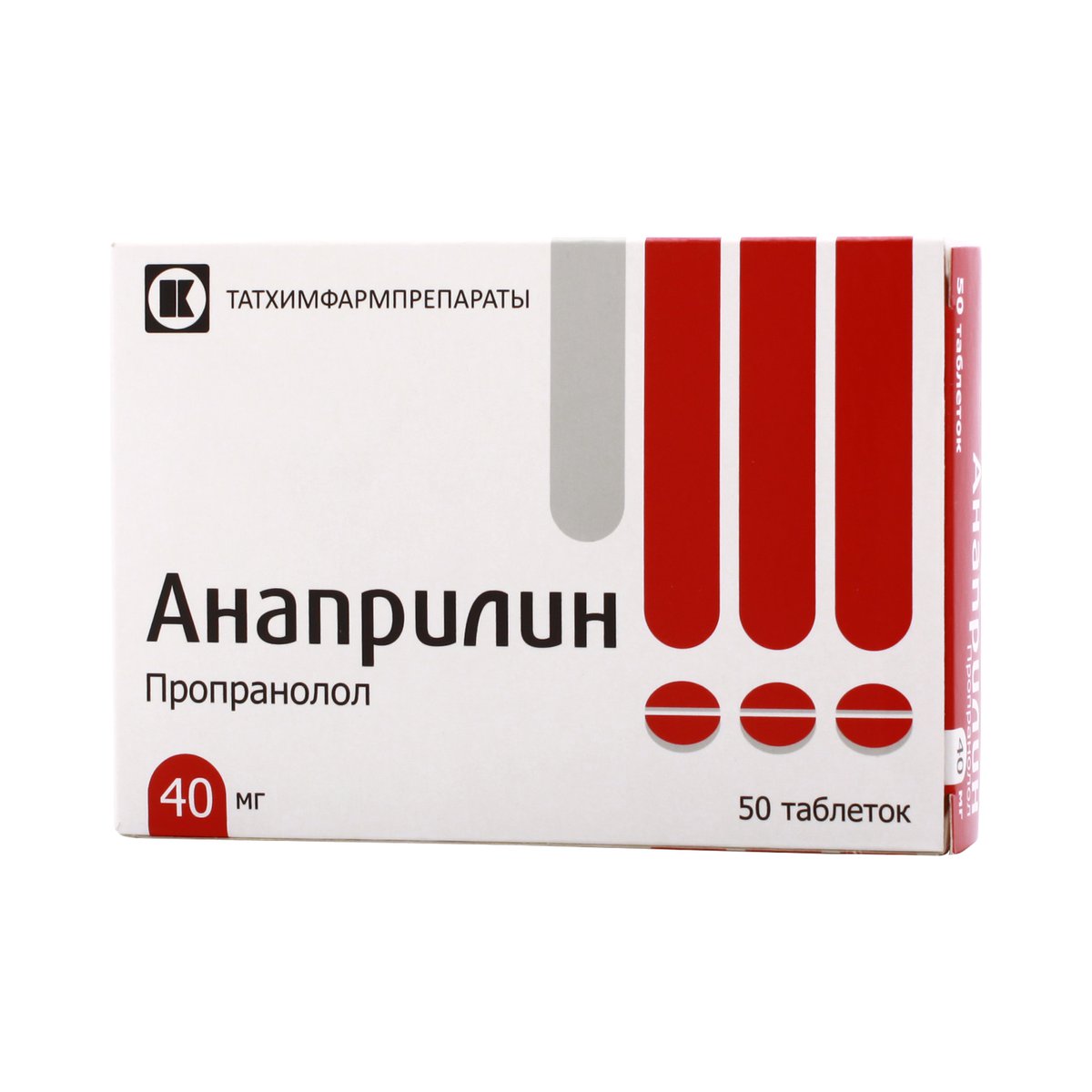 Анаприлин таблетки 40мг №50 конт. яч. купить в интернет-аптеке в Хабаровске  - подбор аналогов 06792/06192