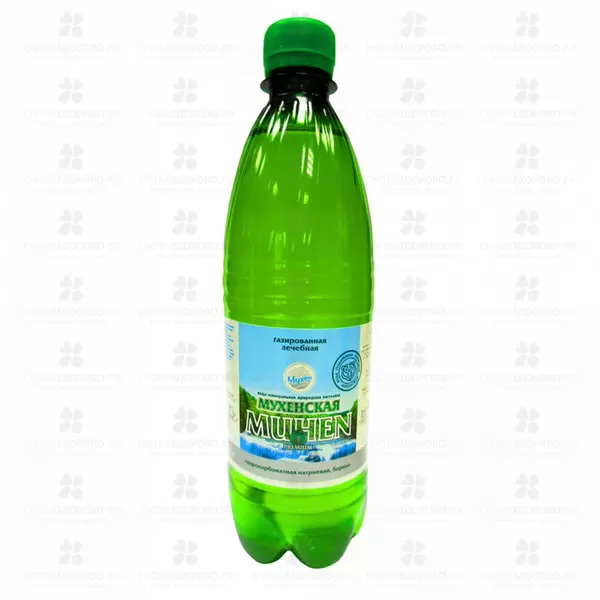 Вода минеральная Мухенская-1 газированная 500мл п/э природно-питьевая ✅ 10960/06581 | Сноваздорово.рф