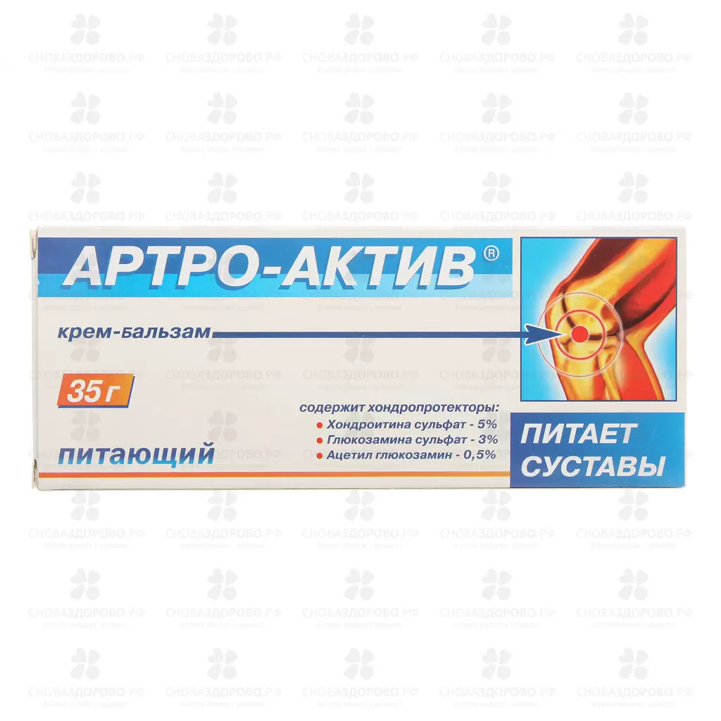 Артро-актив крем-бальзам питающий 35г ✅ 17146/06104 | Сноваздорово.рф