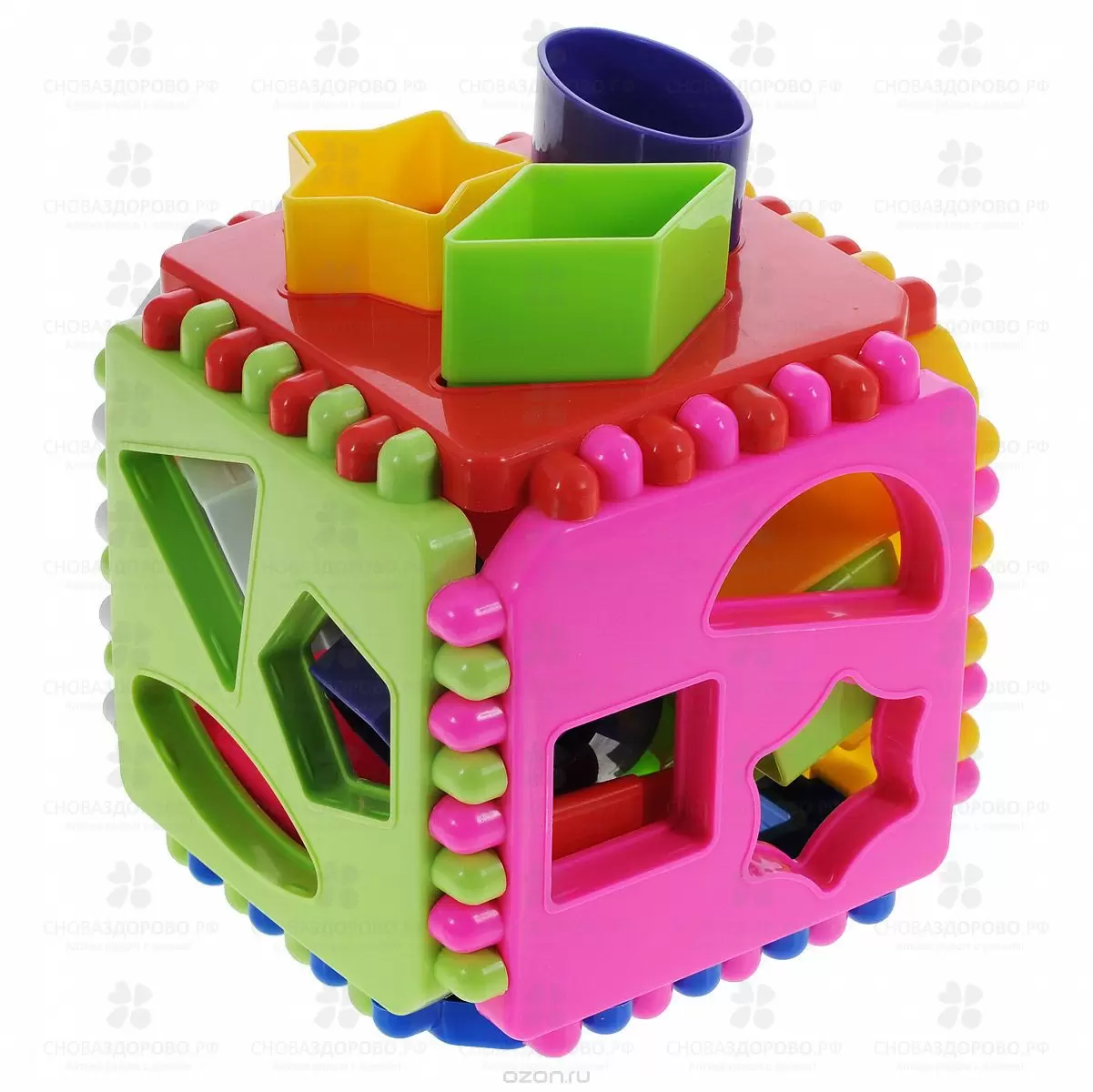 Игрушка детский Логический куб ✅ 19884/06998 | Сноваздорово.рф