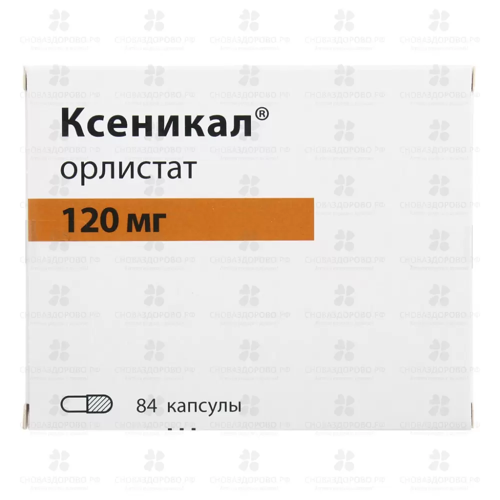 Ксеникал капсулы 120 мг №84 ✅ 12681/06101 | Сноваздорово.рф